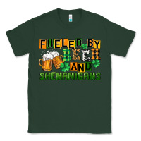 Sports Green fueled by beer and shenanigans Classic Tee - CowGirlArtShop