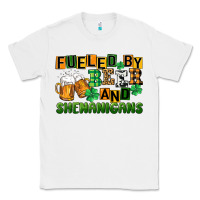White fueled by beer and shenanigans Classic Tee - CowGirlArtShop