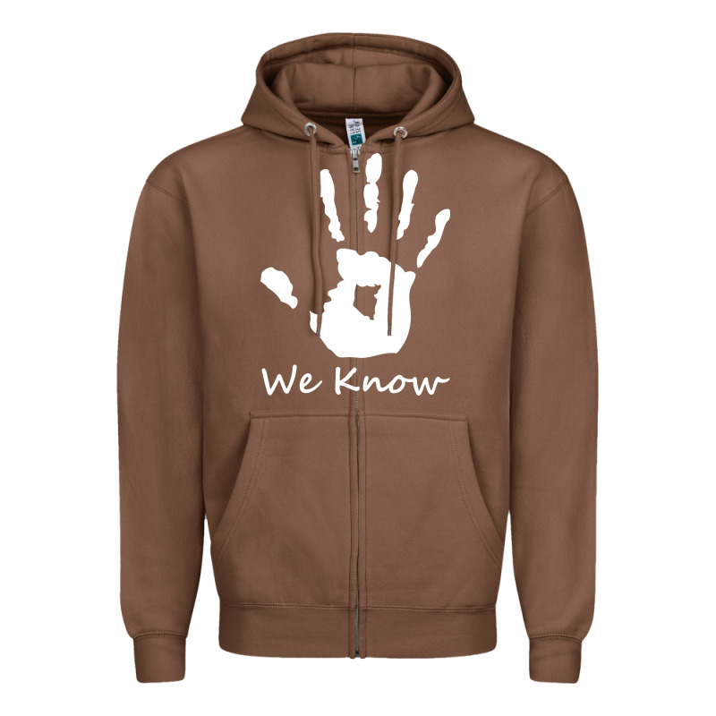 Skyrim Dark Brotherhood We Know Hand Novelty Kids Mens Womens T Shirt Zipper Hoodie by artisFamous | Teevron