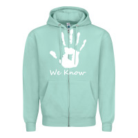 Seafoam skyrim dark brotherhood we know hand novelty kids mens womens t shirt Zipper Hoodie - artisFamous