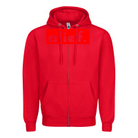 Red alief texas represent Zipper Hoodie - artisFamous