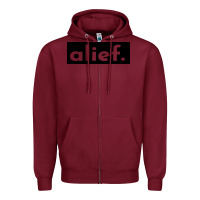 Burgundy alief texas represent Zipper Hoodie - artisFamous