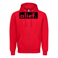 Red alief texas represent Zipper Hoodie - artisFamous