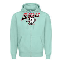 Seafoam old sabers Zipper Hoodie - artisFamous