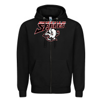 Black old sabers Zipper Hoodie - artisFamous