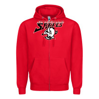 Red old sabers Zipper Hoodie - artisFamous