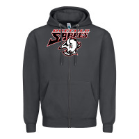 Smoke old sabers Zipper Hoodie - artisFamous
