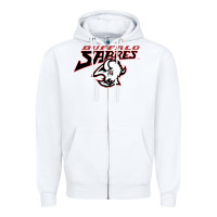 White old sabers Zipper Hoodie - artisFamous