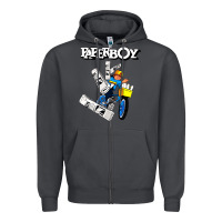 Smoke paperboy Zipper Hoodie - artisFamous