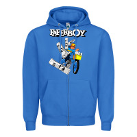 True Royal paperboy Zipper Hoodie - artisFamous