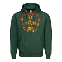 Sports Green chess crew Zipper Hoodie - artisFamous