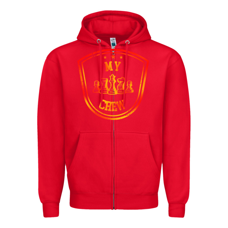 Chess Crew Zipper Hoodie by artisFamous | Teevron