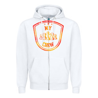 White chess crew Zipper Hoodie - artisFamous