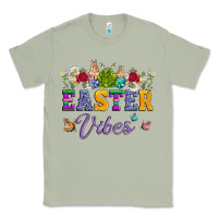 Matcha easter vibes and butterfly with bunny and flowers Classic Tee - Artiststas