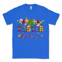 True Royal easter vibes and butterfly with bunny and flowers Classic Tee - Artiststas