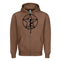 Chestnut RUSH STARMAN Zipper Hoodie - artisFamous