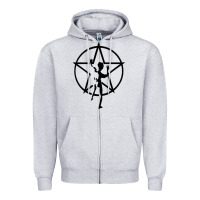 Heather Grey RUSH STARMAN Zipper Hoodie - artisFamous