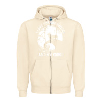 Sandshell i love horror movies and my corgi funny corgi Zipper Hoodie - artisFamous
