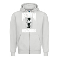 Dove Grey death row records Zipper Hoodie - artisFamous