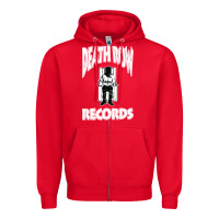 Red death row records Zipper Hoodie - artisFamous