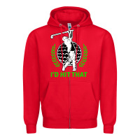 Red id hit that funny golfing golf Zipper Hoodie - artisFamous