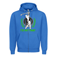 Id Hit That Funny Golfing Golf Zipper Hoodie | Teevron