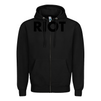 Black riot  always sunny in philadelphia funny Zipper Hoodie - artisFamous