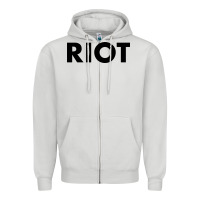 Dove Grey riot  always sunny in philadelphia funny Zipper Hoodie - artisFamous