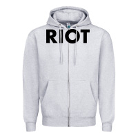 Heather Grey riot  always sunny in philadelphia funny Zipper Hoodie - artisFamous