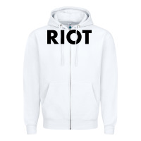 White riot  always sunny in philadelphia funny Zipper Hoodie - artisFamous