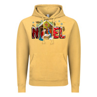 Vintage Mustard Noel Vintage Hoodie - CowhideDigitalArt