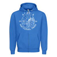True Royal a.ca.di.a national park 1916 mai.ne bar harbor t sh Zipper Hoodie - artisFamous