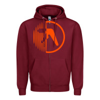 Burgundy aphex military merch Zipper Hoodie - artisFamous