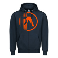 Navy aphex military merch Zipper Hoodie - artisFamous