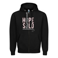 Black 1 hope solo Zipper Hoodie - artisFamous