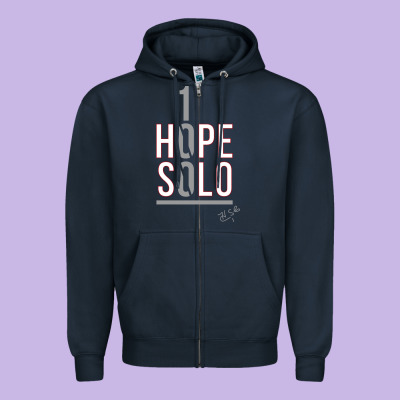 1 Hope Solo Zipper Hoodie Designed By Artisfamous