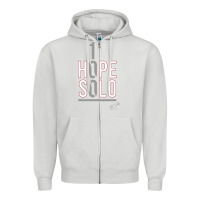 Dove Grey 1 hope solo Zipper Hoodie - artisFamous