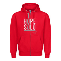 Red 1 hope solo Zipper Hoodie - artisFamous
