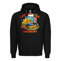 Black taco gnome thinks you're cute Zipper Hoodie - artisFamous