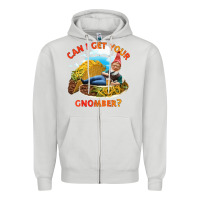 Dove Grey taco gnome thinks you're cute Zipper Hoodie - artisFamous