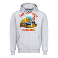 Heather Grey taco gnome thinks you're cute Zipper Hoodie - artisFamous