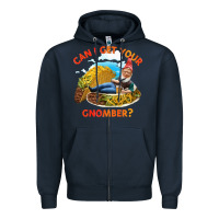 Navy taco gnome thinks you're cute Zipper Hoodie - artisFamous
