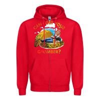 Red taco gnome thinks you're cute Zipper Hoodie - artisFamous