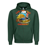 Sports Green taco gnome thinks you're cute Zipper Hoodie - artisFamous