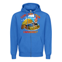 True Royal taco gnome thinks you're cute Zipper Hoodie - artisFamous