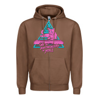 Chestnut Cats on Synthesizers in Space Zipper Hoodie - artisFamous