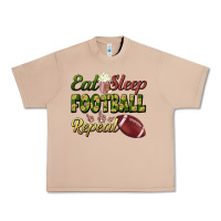 Burro eat sleep football repeat Urban Heavy Tee - BundleAndBundleShop