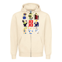 Sandshell jojo adventure Zipper Hoodie - artisFamous