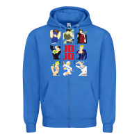 True Royal jojo adventure Zipper Hoodie - artisFamous