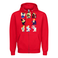 Red jojo adventure Zipper Hoodie - artisFamous